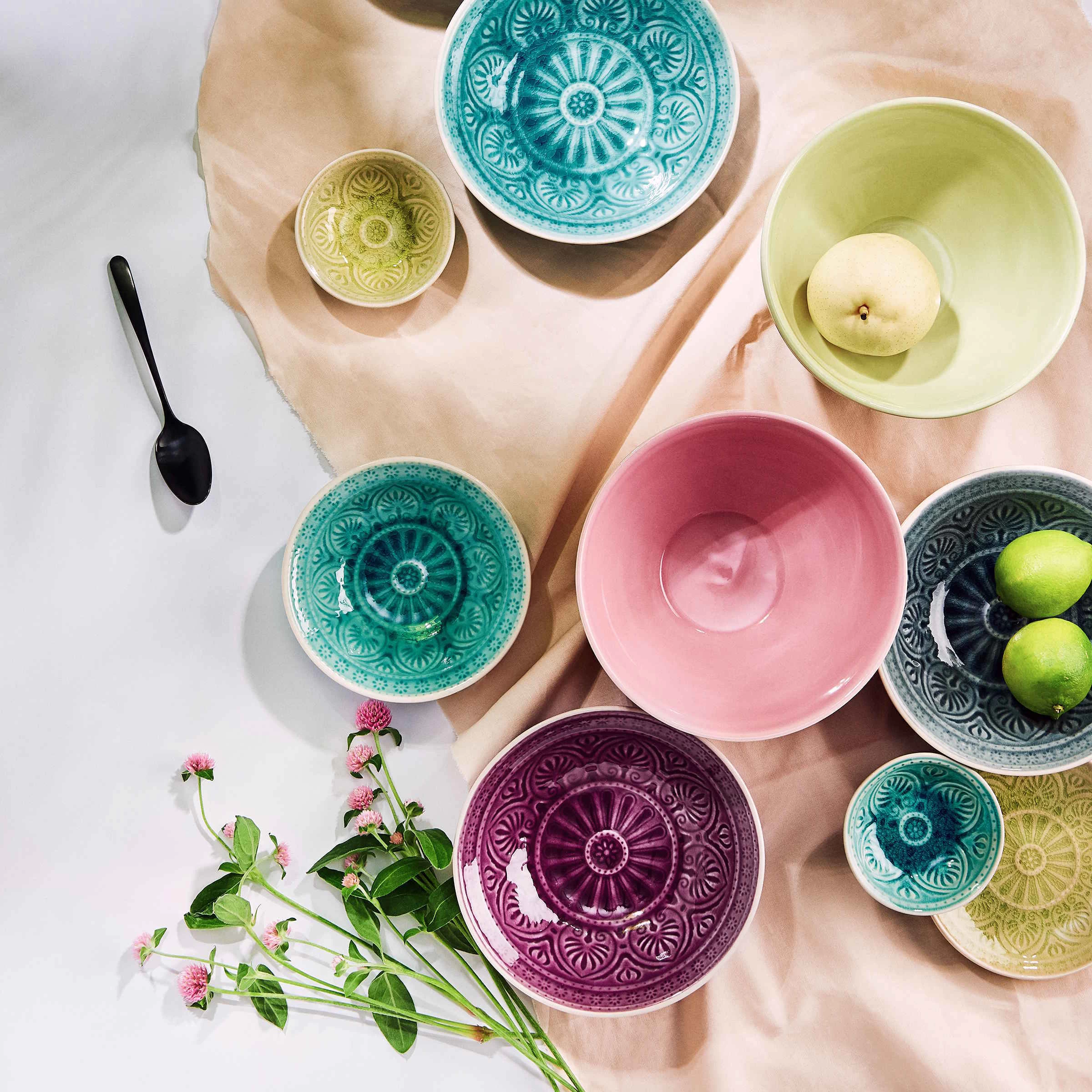 Schale Ø14cm SUMATRA In Türkis 4 Schale Ø14cm SUMATRA In Türkis – Bild 2