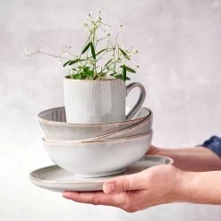 Schale Ø17cm HENLEY In Grau -Butlers butlers schale o17cm henley in grau 12