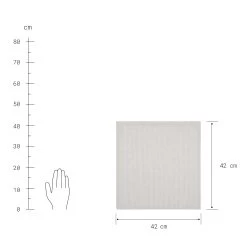 Serviette L 42 X B 42cm LAGOS In Weiß-Beige -Butlers butlers serviette l 42 x b 42cm lagos in weiss beige 3