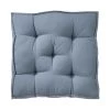 Sitzkissen L 40 X B 40cm SOLID In Blau -Butlers butlers sitzkissen l 40 x b 40cm solid in blau
