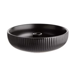 Stabkerzenhalter Ø16cm CANDLE BOWL In Schwarz