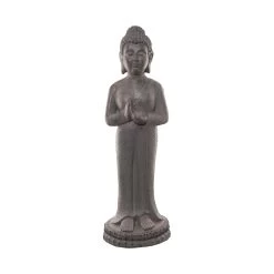 Statue Höhe 96cm BUDDHA In Grau