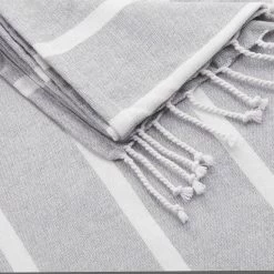 Strandtuch L 200 X B 180cm SURFSIDE In Hellgrau -Butlers butlers strandtuch l 200 x b 180cm surfside in hellgrau 4