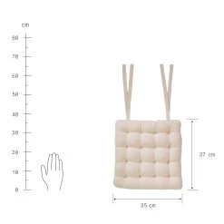 Stuhlkissen Mit Bändchen L 35 X B 37cm SOLID In Creme 8 Stuhlkissen Mit Bändchen L 35 X B 37cm SOLID In Creme -Butlers butlers stuhlkissen mit bandchen l 35 x b 37cm solid in creme 2