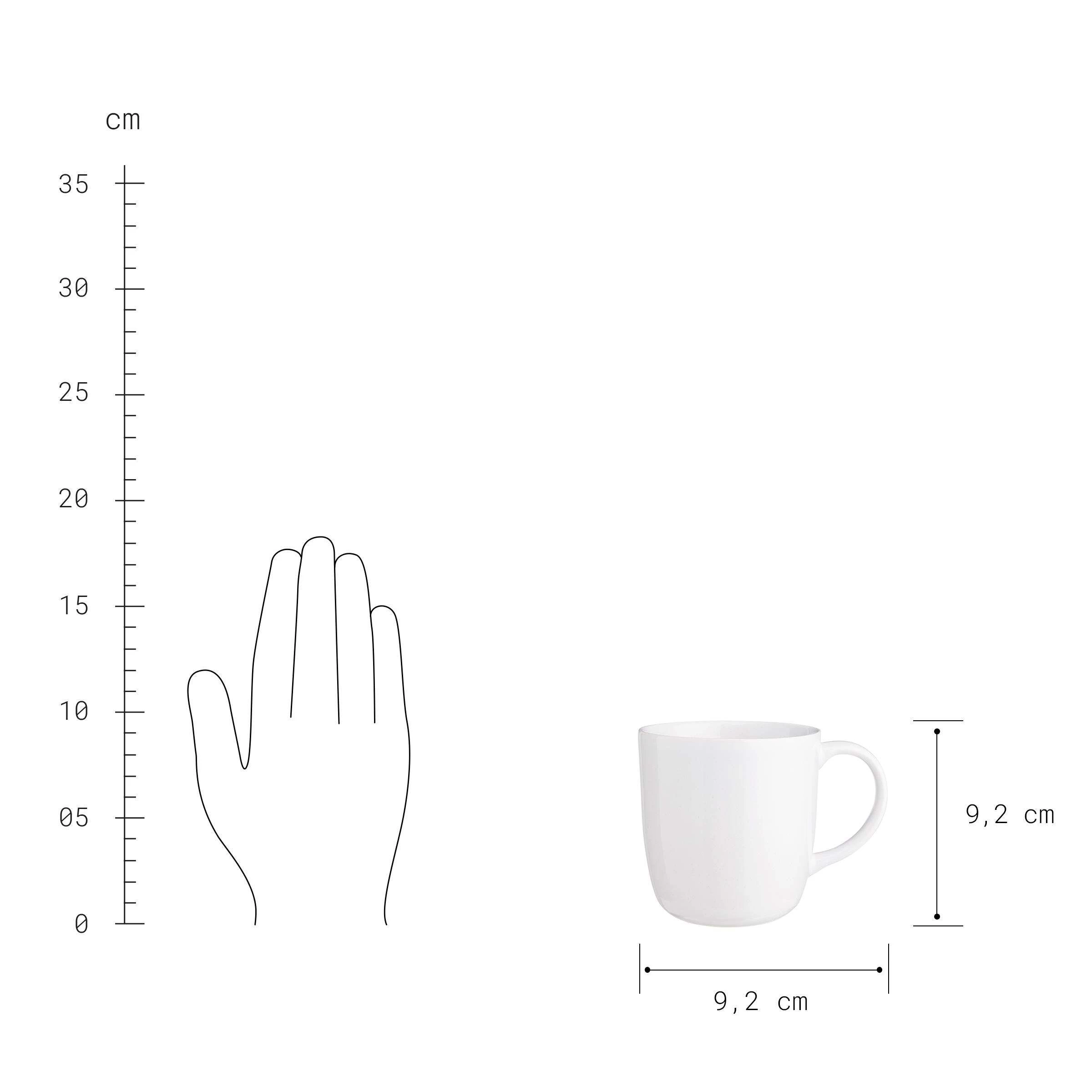 Tasse Mit Henkel 300ml NATIVE In Weiß 6 Tasse Mit Henkel 300ml NATIVE In Weiß – Bild 4