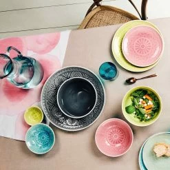 Teller Ø31cm SUMATRA In Grau -Butlers butlers teller o31cm sumatra in grau 3