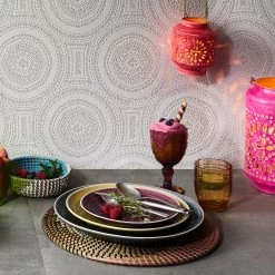 Teller Ø31cm SUMATRA In Grau -Butlers butlers teller o31cm sumatra in grau 4