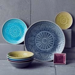 Teller Ø31cm SUMATRA In Grau -Butlers butlers teller o31cm sumatra in grau 6