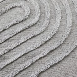 Teppich Mit Fransen L 120 X B 180cm COTTON WAY In Hellgrau -Butlers butlers teppich mit fransen l 120 x b 180cm cotton way in hellgrau 4