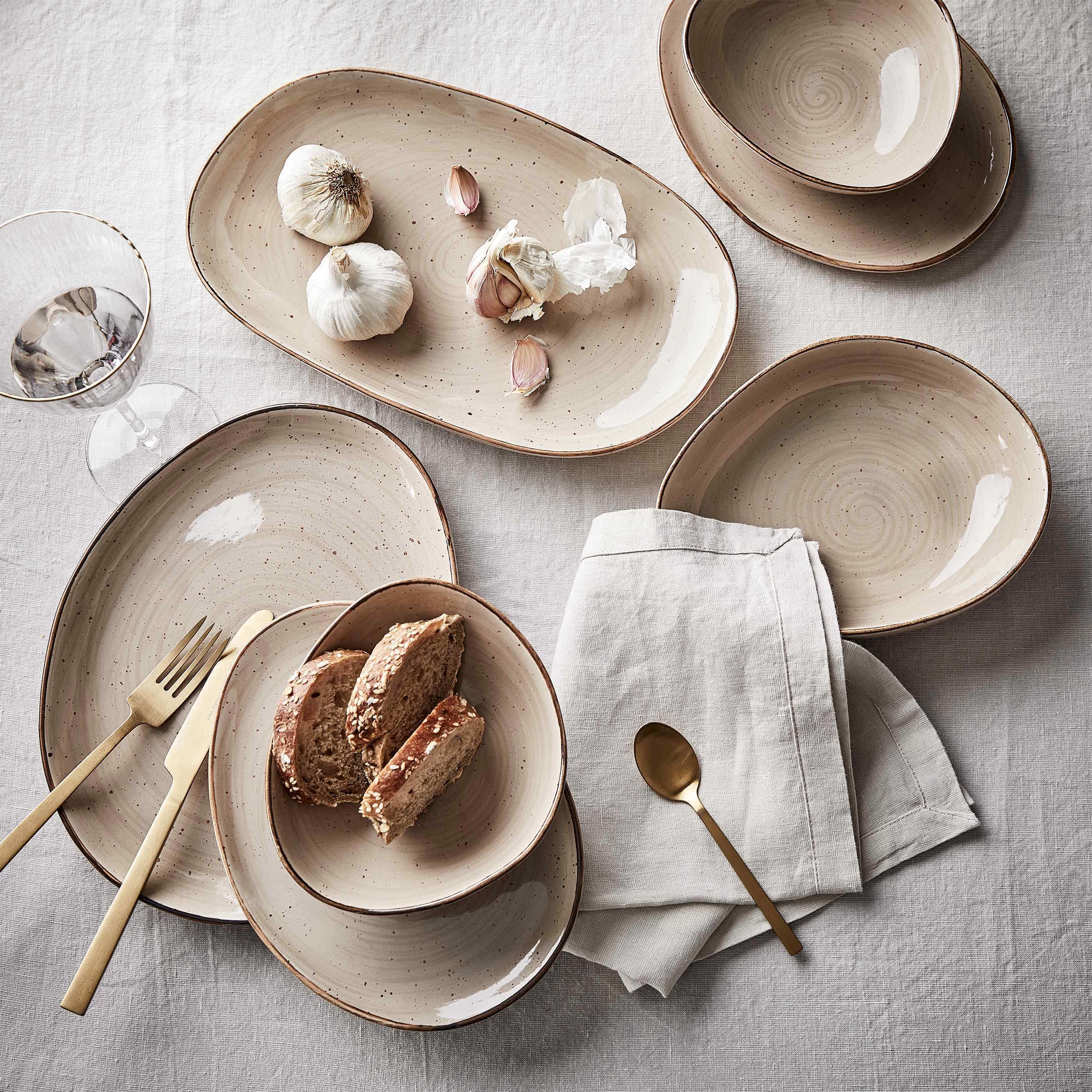 Tischdecke L 250 X B 160cm RIGA In Hellgrau 4 Tischdecke L 250 X B 160cm RIGA In Hellgrau – Bild 2