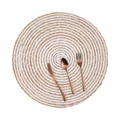 Tischset 38 Cm SAUVAGE In Weiß