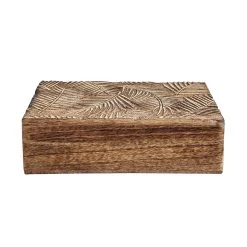 Truhe Mit Schnitzerei Rechteckig L 21 X B 13cm TREASURE In Hellbraun-Gold -Butlers butlers truhe mit schnitzerei rechteckig l 21 x b 13cm treasure in hellbraun gold 2