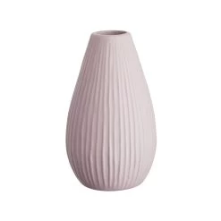 Vase Höhe 16cm RIFFLE In Rosa