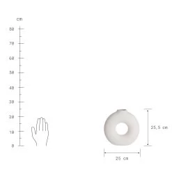 Vase Höhe 26cm LOOP In Beige -Butlers butlers vase hohe 26cm loop in beige 3