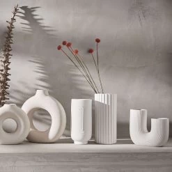 Vase Höhe 26cm LOOP In Beige -Butlers butlers vase hohe 26cm loop in beige 6