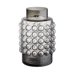 Vase Höhe 35cm BUBBLE In Grau