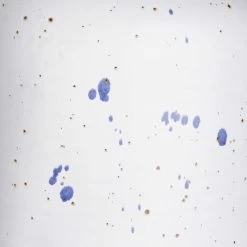 Vase Mit Sprenkeln Aus Terracotta Höhe 30cm SPLASH In Weiß-Blau -Butlers butlers vase mit sprenkeln aus terracotta hohe 30cm splash in weiss blau 3