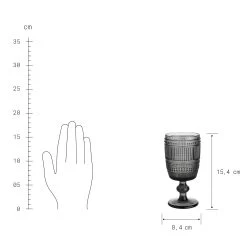 Weinglas 230ml FIRENZE In Grau -Butlers butlers weinglas 230ml firenze in grau 2