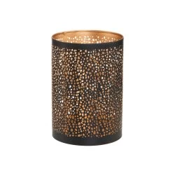 Windlicht-Set 2 Tlg. LUMINOUS In Schwarz-Gold -Butlers butlers windlicht set 2 tlg luminous in schwarz gold 2